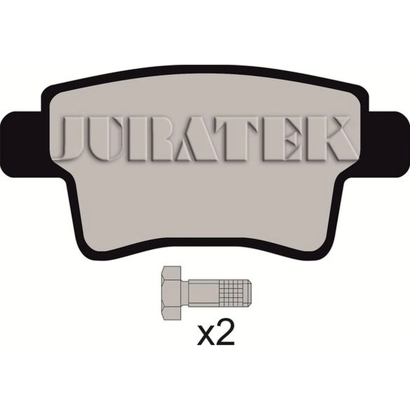 Juratek Rear Brake Pad Set fits Citroën C4 Grand Picasso I 2006-2013 1.6 1.8 2.0