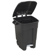Sealey Refuse/Wheelie Bin with Foot Pedal 100L Black BM100P Sealey - Dynamic Drive
