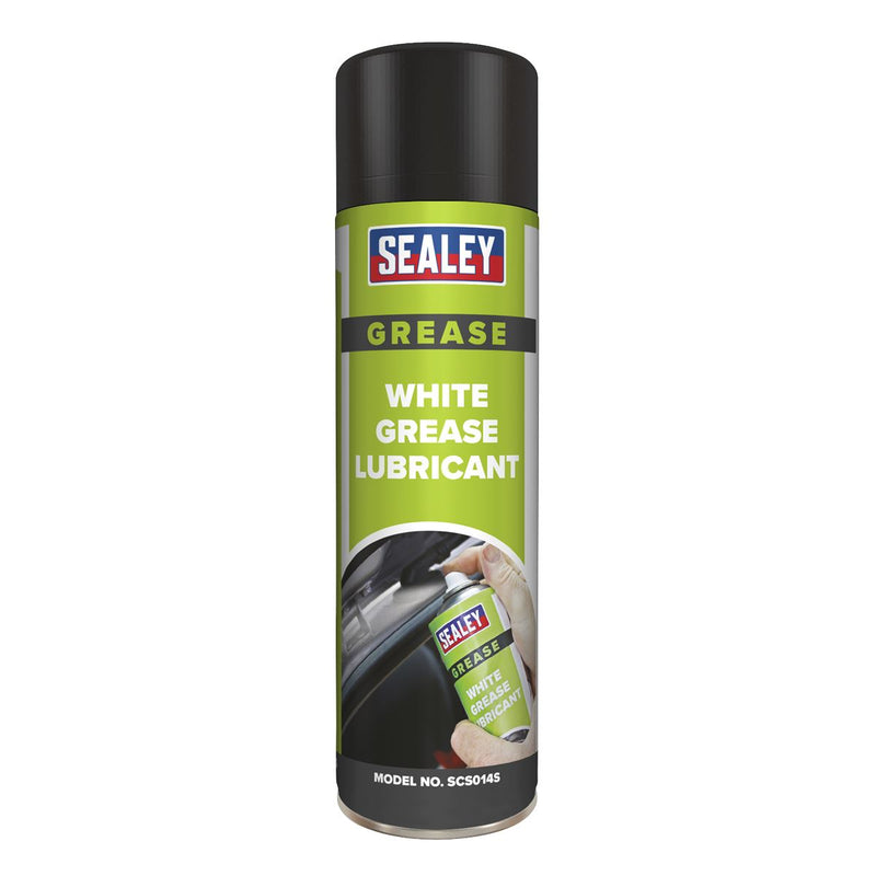 Sealey White Grease Lubricant 500ml Pack of 6 SCS014 Sealey - Dynamic Drive