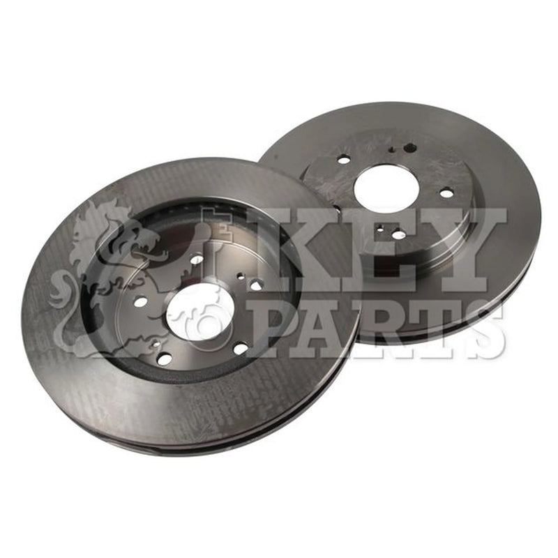 Key Parts Front Brake Vented Discs & Pads fits Suzuki Grand Vitara II 2005-2015