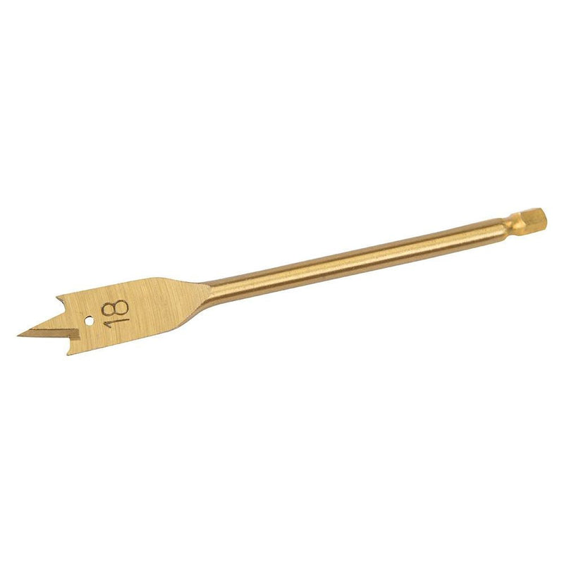 Silverline Titanium-Coated Flat Bit 18mm Silverline - Dynamic Drive