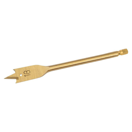 Silverline Titanium-Coated Flat Bit 18mm Silverline - Dynamic Drive