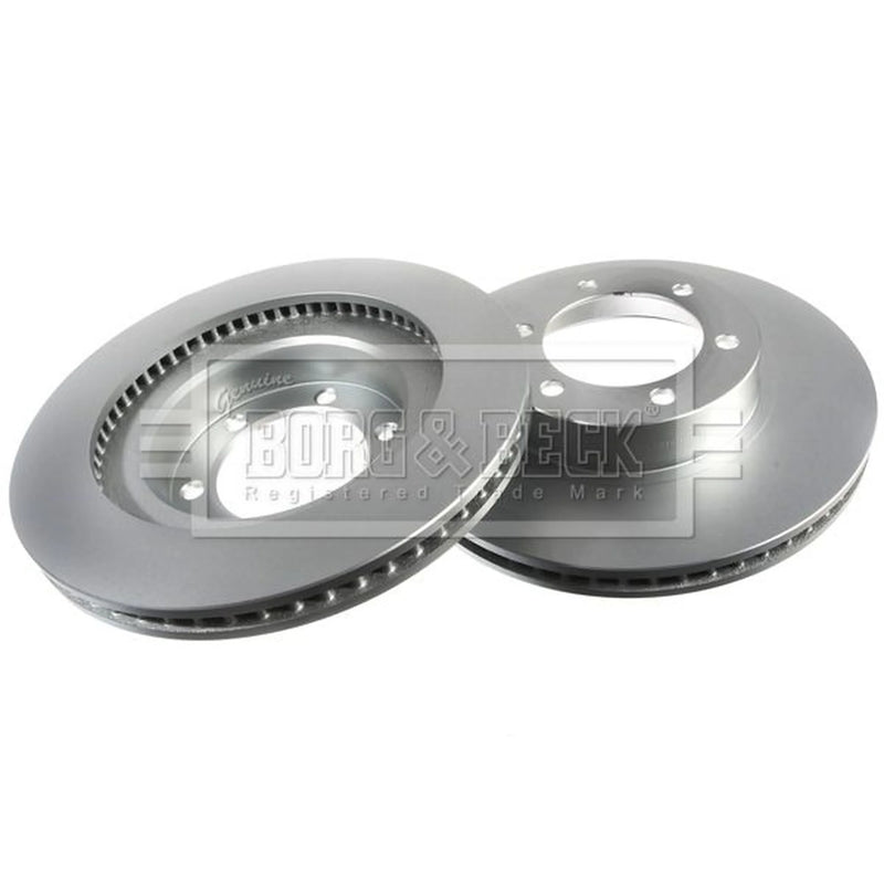 Borg & Beck Front Brake Discs & Pads fits Toyota Land Cruiser Prado 2002-2010