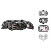 Hella Headlight Headlamp D2S/H7 Right fits BMW 5 1995-2004