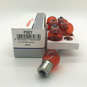 x2 Autolamps 382Y P21W BA15S Amber Orange Indicator Car Light Bulb 343 12v 21w Autoinparts  - Dynamic Drive