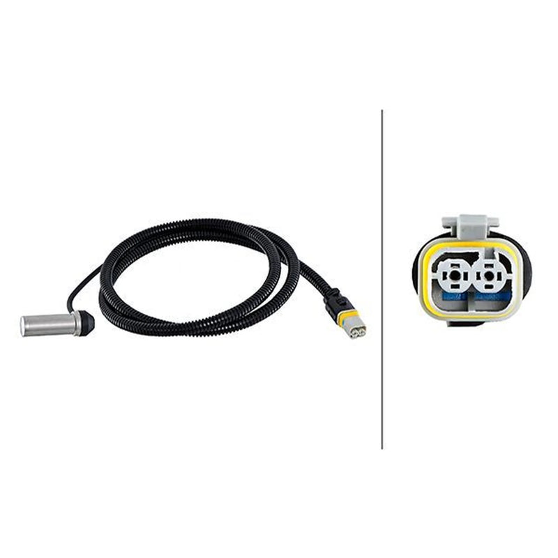 Hella ABS Wheel Speed Sensor Front Left fits Man Lion´S City 1996 on
