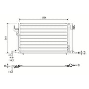 Valeo Air Conditioning Condenser 817230
