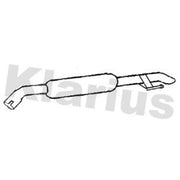 Klarius Box With Tail Pipe Rear fits Citroën C4 Grand Picasso II 2013-2018