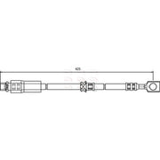 Apec Brake Hydraulic Hose Line Front fits Fiat Croma 2005-2011 1.8 1.9 2.2