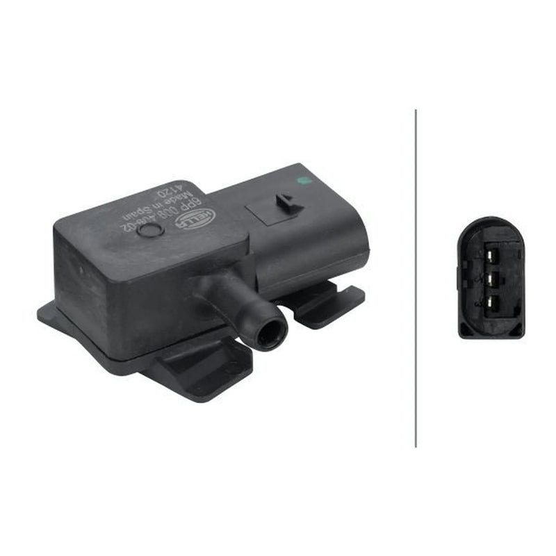 Hella Exhaust Pressure Sensor before soot particulate filter fits BMW 1