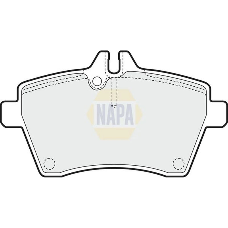 NAPA Front & Rear Brake Discs & Pads fits Mercedes-Benz B-Class Sports Tourer