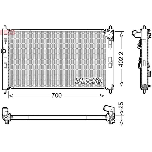 Denso Engine Radiator DRM45053