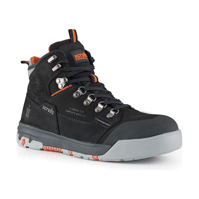 Scruffs Hydra Safety Boots Black Size 9 / 43 Scruffs - Dynamic Drive