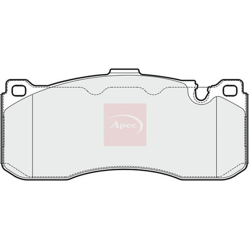Apec Front Brake Pad Set PAD1667