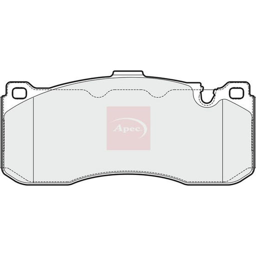 Apec Front Brake Pad Set fits BMW 1 2007-2013