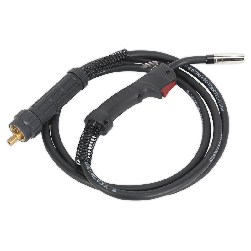 Sealey MIG Torch 3m Euro Connection MB15 MIG/N315 Sealey - Dynamic Drive