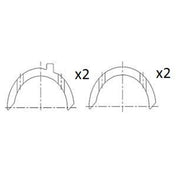 FAI Thrust Washer Set 76. fits Hyundai Accent II 2002-2005 1.5