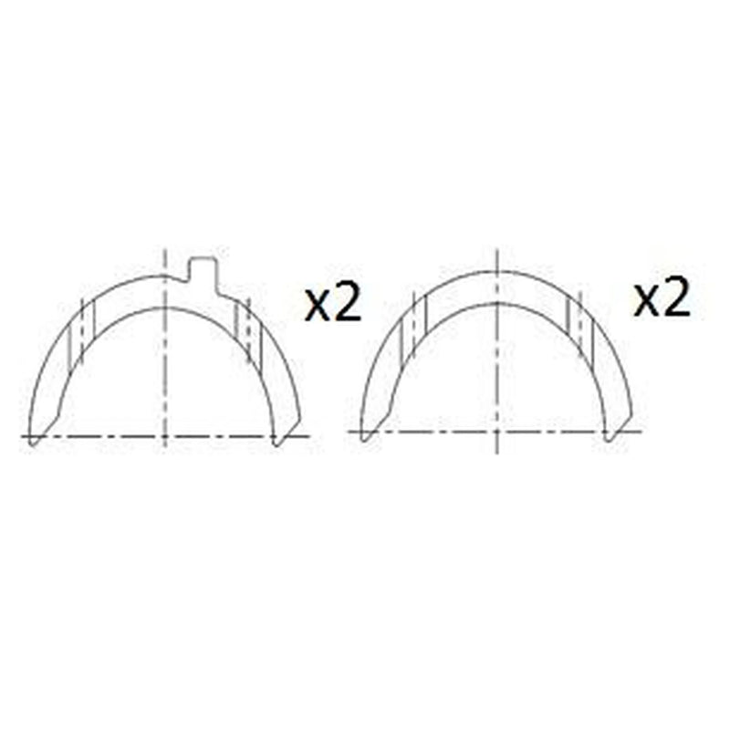 FAI Thrust Washer Set 76. fits Hyundai Accent II 2002-2005 1.5