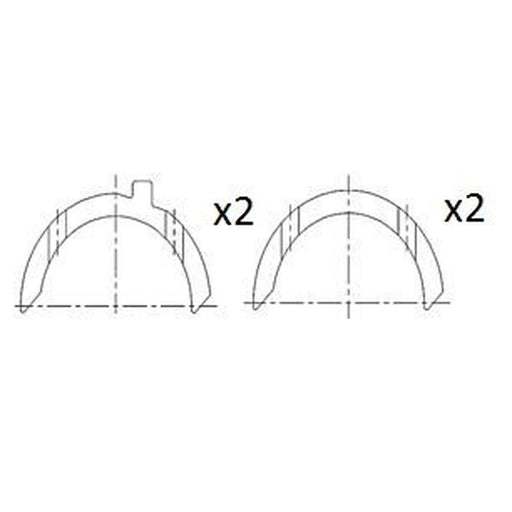 FAI Thrust Washer Set 76. fits Hyundai Accent II 2002-2005 1.5