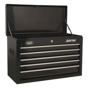 Sealey Topchest 5 Drawer with Ball-Bearing Slides - Black Sealey  - Dynamic Drive