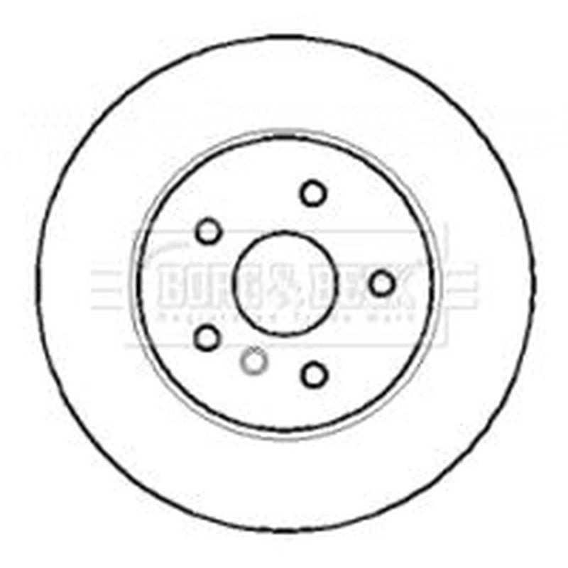 Borg & Beck Front Vented & Rear Vented Brake Discs & Pads fits BMW 7 2001-2008