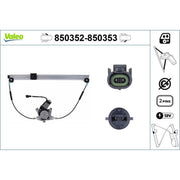 Valeo Electric Window Regulator Lifter Left Front 850352