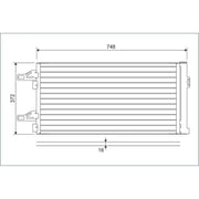 Valeo Air Conditioning Condenser 814085