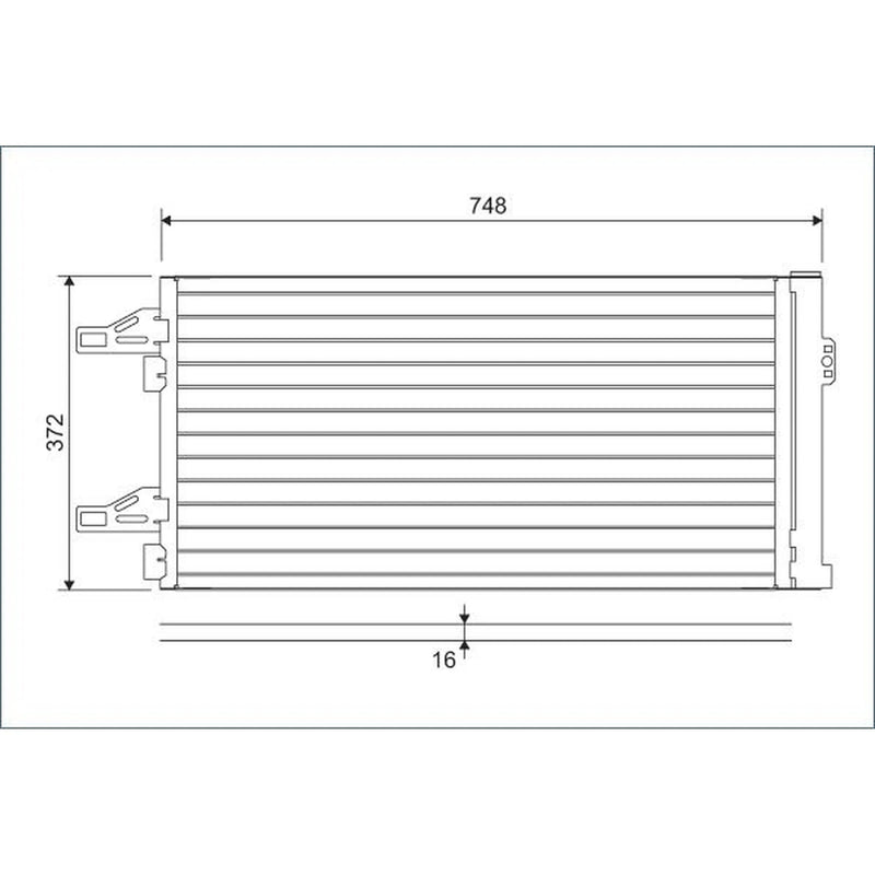 Valeo Air Conditioning Condenser 814085
