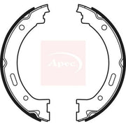 Apec Parking Brake Shoe Set fits Jeep Grand Cherokee III 2004-2010