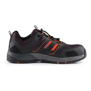 Scruffs Air Safety Trainer Black/Orange Size 10 / 44 Scruffs - Dynamic Drive