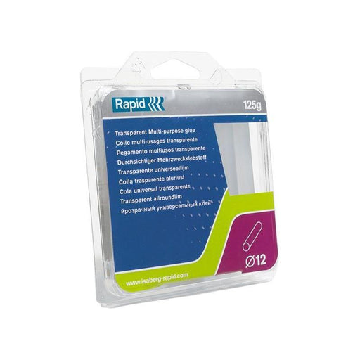 Rapid Transparent Glue Sticks 12 x 94mm (Pack 13) Rapid - NN4 Online
