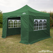 Dellonda Side Walls/Doors/Windows for Gazebo Fits 2 x 2m Models Dark Green Dellonda - Dynamic Drive