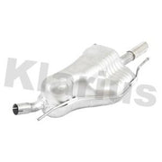 Klarius Box With Tail Pipe Rear fits Opel Zafira A 2000-2005 1.8