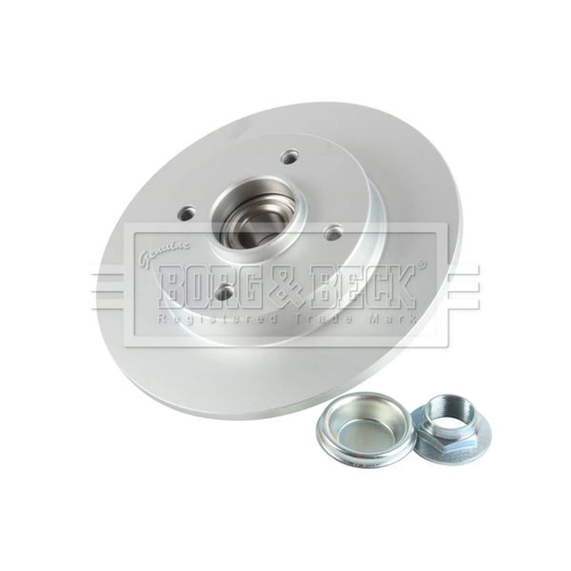 Borg & Beck Front & Rear Brake Discs & Pads fits Citroën C4 II 2009-2018