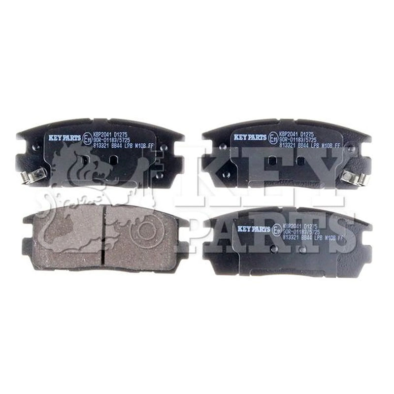 Key Parts 4 x Rear Brake Pad Set fits Chevrolet Captiva 2006-2018