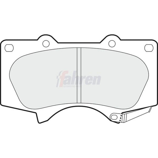 Fahren Front Brake Pad Set FBP3193