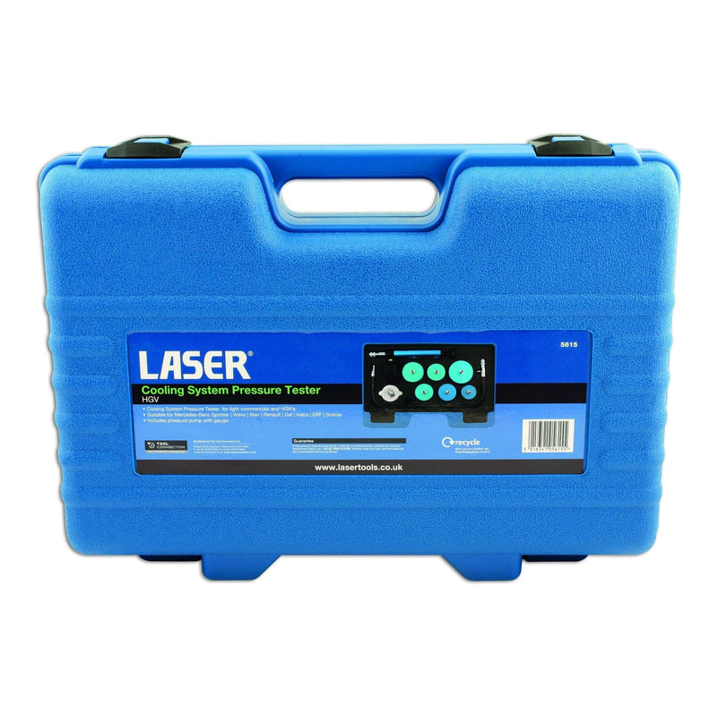 Laser Cooling System Pressure Tester - for HGV 5615 Laser - Dynamic Drive