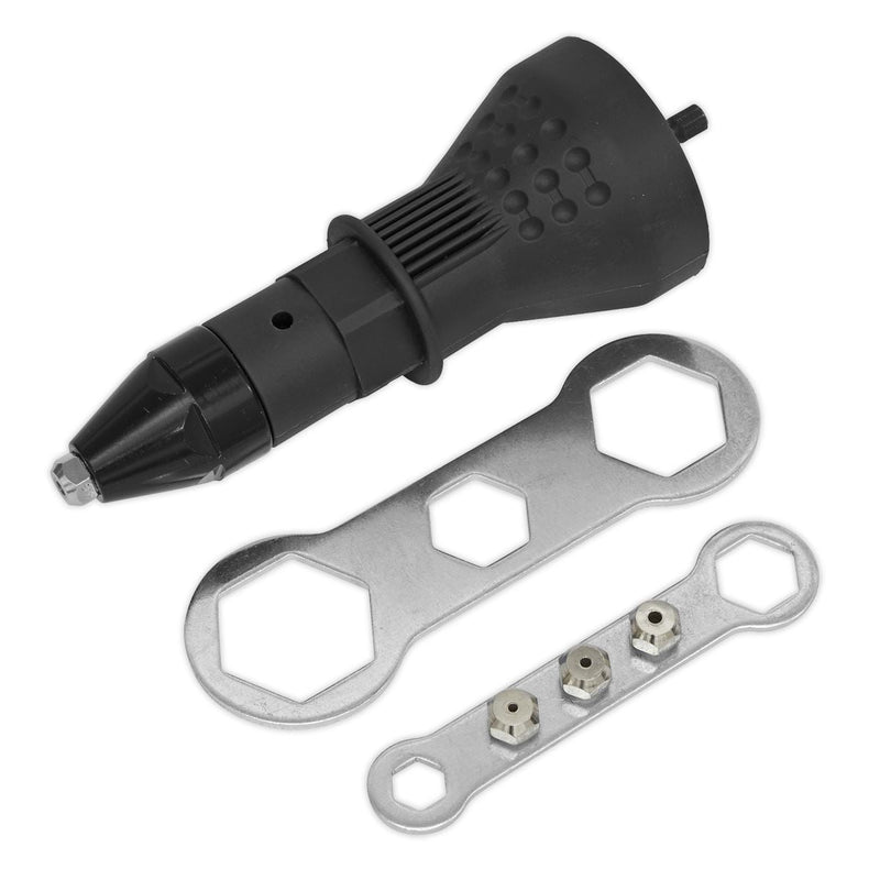 Sealey Riveter Adaptor Drill Powered DRA01 Sealey - Dynamic Drive