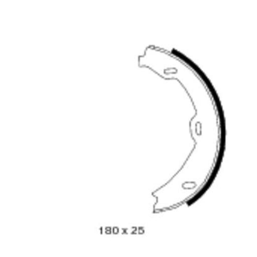 Mintex Parking Brake Shoe Set fits Mercedes-Benz S-Class 1998-2013