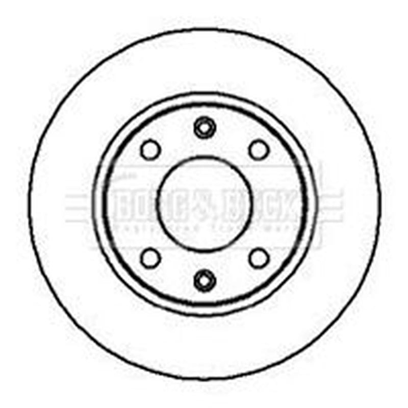 Borg & Beck Front & Rear Brake Discs & Pads fits Peugeot 106 II 1998-2001 1.6