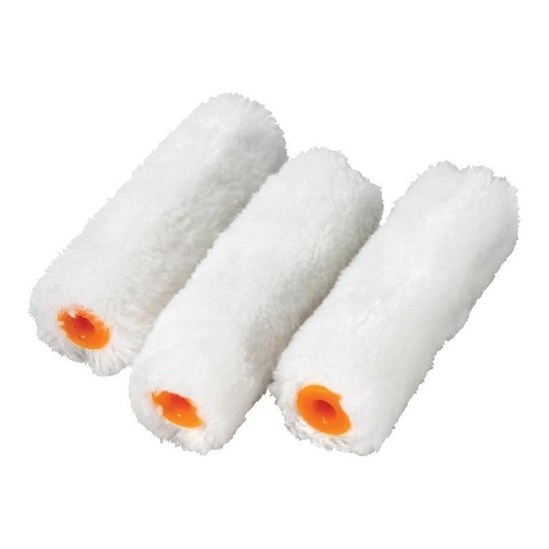 Faithfull Medium Pile Mini Roller Refills 100mm (4in) Pack of 10 Faithfull - NN4 Online