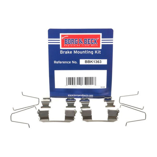Borg & Beck Brake Pad Accessory Fitting Kit Front BBK1363