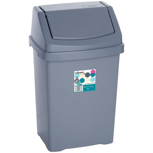 8L Swing Bin Silver k0108 Quest - Dynamic Drive