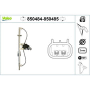 Valeo Electric Window Regulator Lifter Right Front 850485