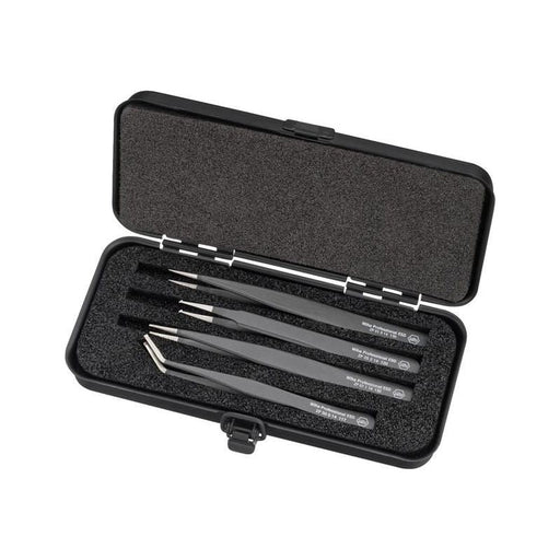 Wiha Professional ESD SMD Tweezer Set, 4 Piece Wiha - Dynamic Drive