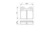 Bosch Front & Rear Pads fits Alfa Romeo Spider 1977-1993 2.0