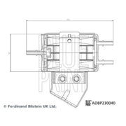 Blue Print Fuel Filter Element fits Ssangyong Korando 2012 on 2.0
