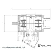 Blue Print Fuel Filter Element ADBP230040