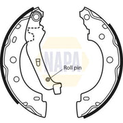 NAPA Brake Shoe Set Axle Kit NBS1037