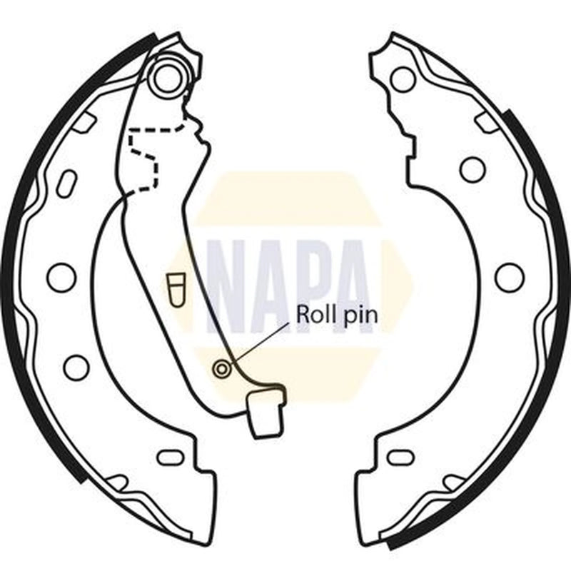 NAPA Brake Shoe Set Axle Kit NBS1037